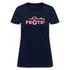 Pink Photo Women's T-Shirt - navy