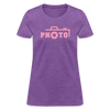 Pink Photo Women's T-Shirt - purple heather