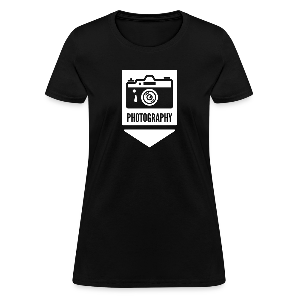 Photography Label Women's T-Shirt - black