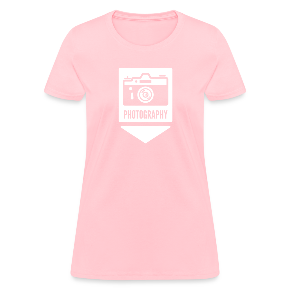 Photography Label Women's T-Shirt - pink