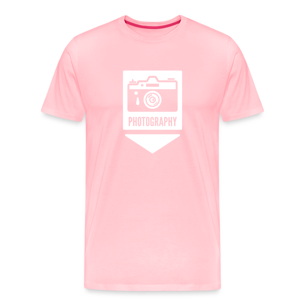 Photography Label Men's Premium T-Shirt - pink