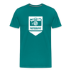 Photography Label Men's Premium T-Shirt - teal