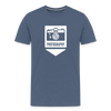 Photography Label Men's Premium T-Shirt - heather blue