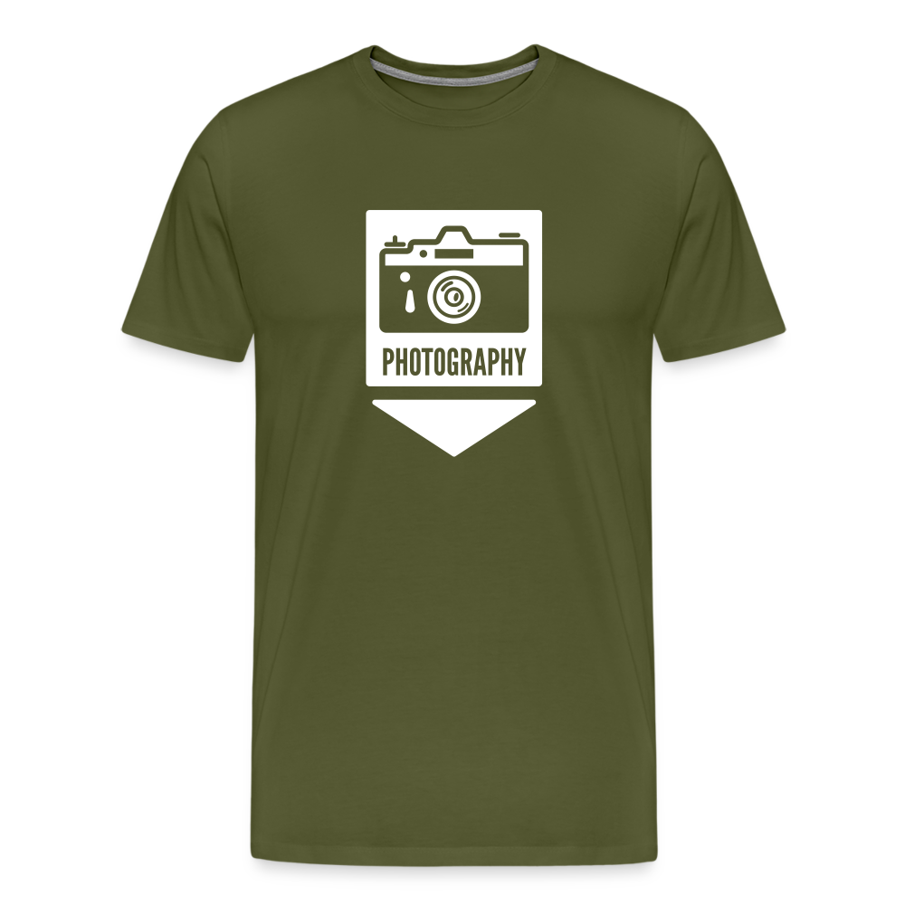 Photography Label Men's Premium T-Shirt - olive green