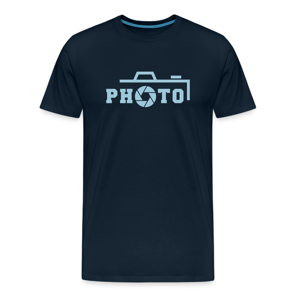 Blue Photo Men's Premium T-Shirt - deep navy